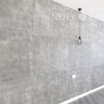 Декоративные панели под бетон Simple Grey в интерьере